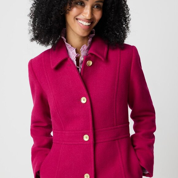 J. Crew Petite wool-blend lady day coat $378 - Picture 4 of 7